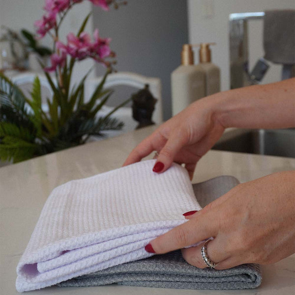 Large Waffle Woven Microfibre Cloths (x20)