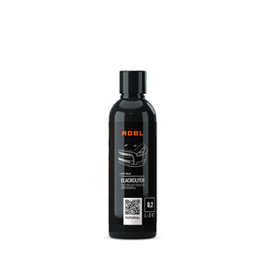 ADBL Black Outer 0.2L bottle, satin exterior plastic and rubber dressing