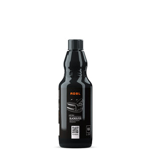 ADBL Black Outer 0.5L bottle, satin exterior plastic and tire dressing