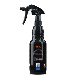 ADBL HYBRID GLASS Cleaner 0.5L spray bottle for effective and hydrophobic car window cleaning