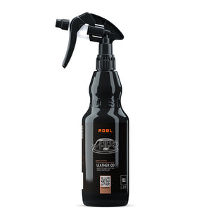 ADBL Leather QD Quick Detailer 0.5L bottle. Deep leather interior maintenance spray.