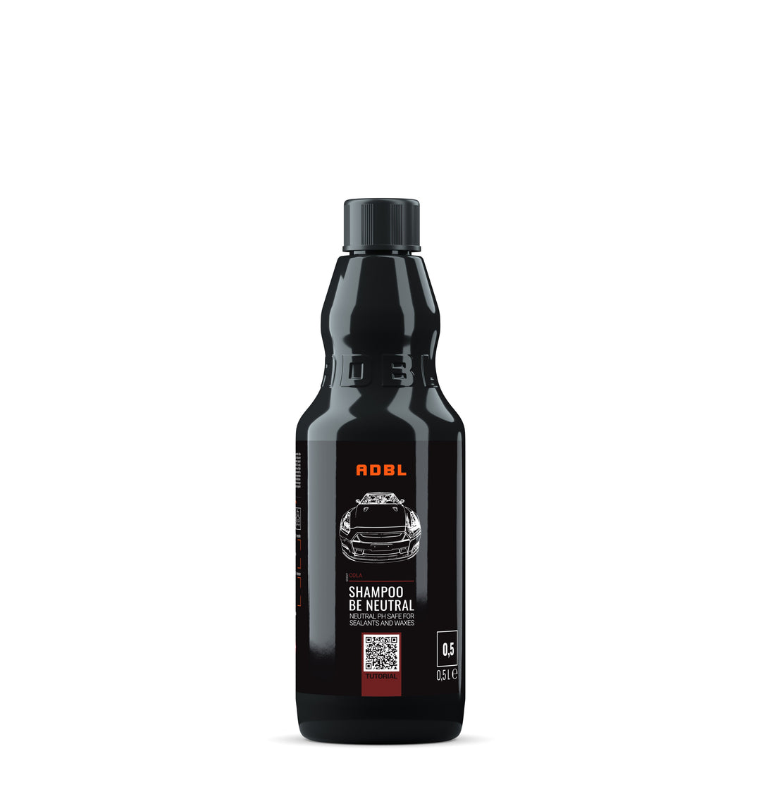 ADBL Shampoo Be Neutral 0.5L pH-neutral car wash soap. Safe for ceramic sealants and car waxes.