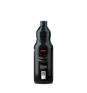 ADBL Black Outer 1L bottle, satin exterior trim, plastic, and tire dressing