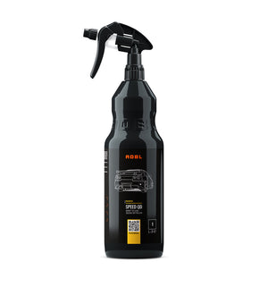 ADBL Speed QD Mango Quick Detailer 1L spray bottle. Fast-acting detail spray for car paint finishing.