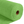 Roll of green microfibre on a white background