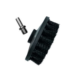 ADBL Twister Medium Drill Brush 125mm, large black scrubbing brush for car detailing and heavy dirt removal