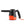 ADBL Blower compact car drying device, side view of the black and orange electric air blower