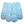 A bulk stack of 50 blue polish and wax microfibre applicators with a strap