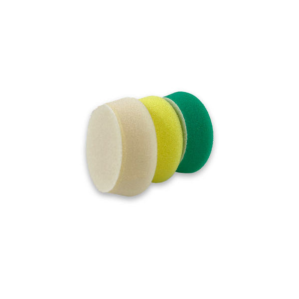 Premium Foam Beveled Edge Buff Pads 1" (x10)
