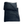 Folded Black gym towel on a white background