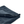 Folded black gym towel with a zip pocket on a white background 
