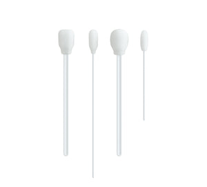 4 car detailing swabs on a white background