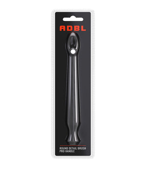 ROUND DETAIL BRUSH PRO HANDLE black ergonomic handle in blister pack for detailing brush system