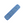 A blue flat floor mop on a white background