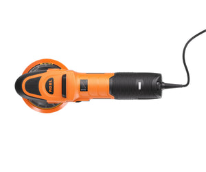 ADBL Roller D09 Polishing Machine top view, orange body with black textured grip and power cord