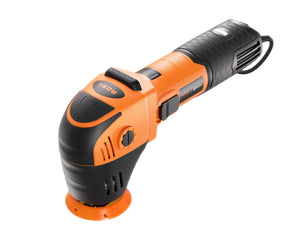 ADBL Roller D12 Dual Action Polisher, angled perspective of the orange 12mm throw mid-range car polishing machine