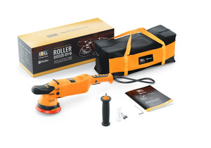 ADBL Roller D15 Dual Action 15mm Polishing Machine Kit, orange DA polisher with carry bag and accessories