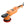 ADBL Roller D15 Dual Action Polisher, angled perspective view of the orange car buffer tool