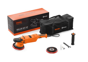 ADBL Roller D21 V2 Dual Action Polisher Kit - Long Throw 21mm DA Polishing Machine with Carry Bag and Accessories