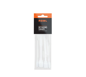 Detailing swabs packaging on a white background