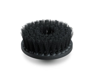 ADBL Twister Medium 100mm circular brush head, black stiff bristles for scrubbing durable car surfaces