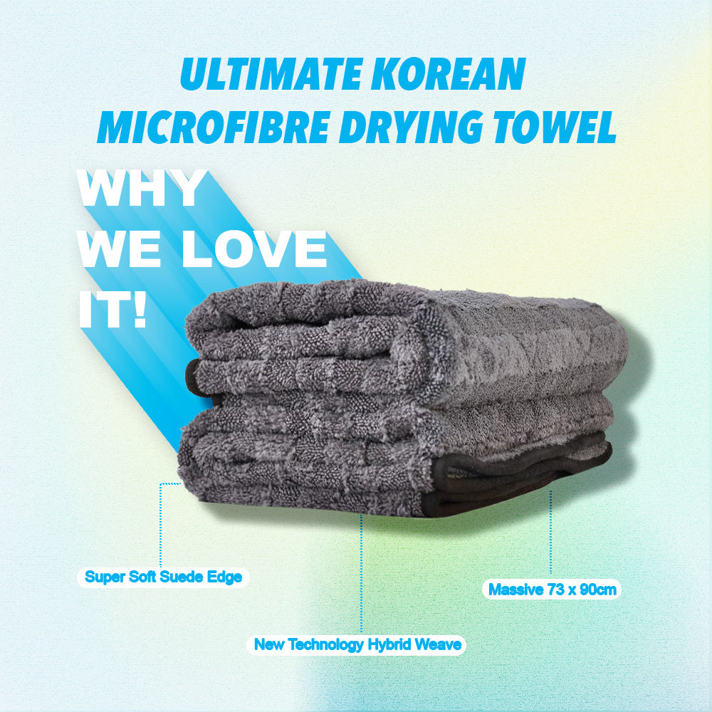 Ultimate Twist Loop Drying Towel Infographic