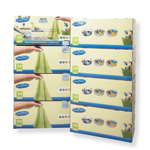 A stack of 8 wipe once boxes on a white background