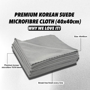 premium korean suede cloth Infographic