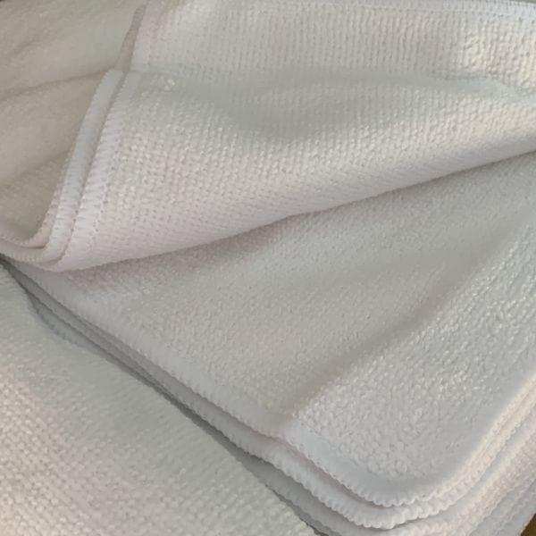 25x25cm 250GSM White |  Microfibre Cloths (x200)