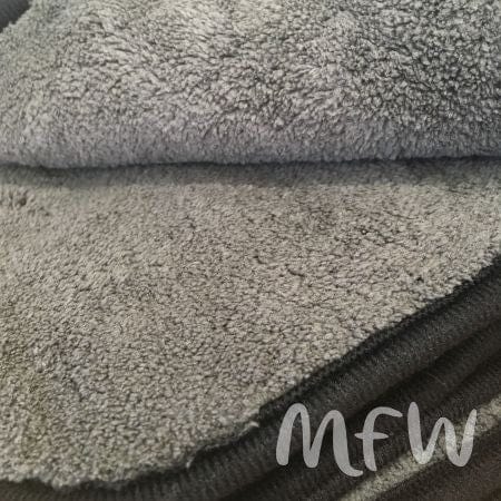 Charcoal 40x40 | Plush Microfibre Cloths (x50)