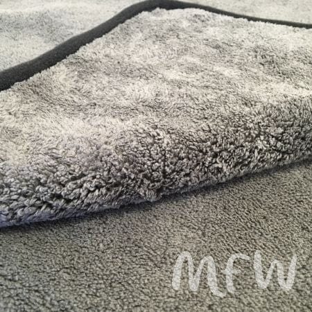 Charcoal 40x40 | Plush Microfibre Cloths (x50)