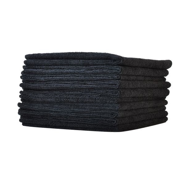 Home & Garden Black 310 GSM | Knitted Microfibre Cloths (x50)