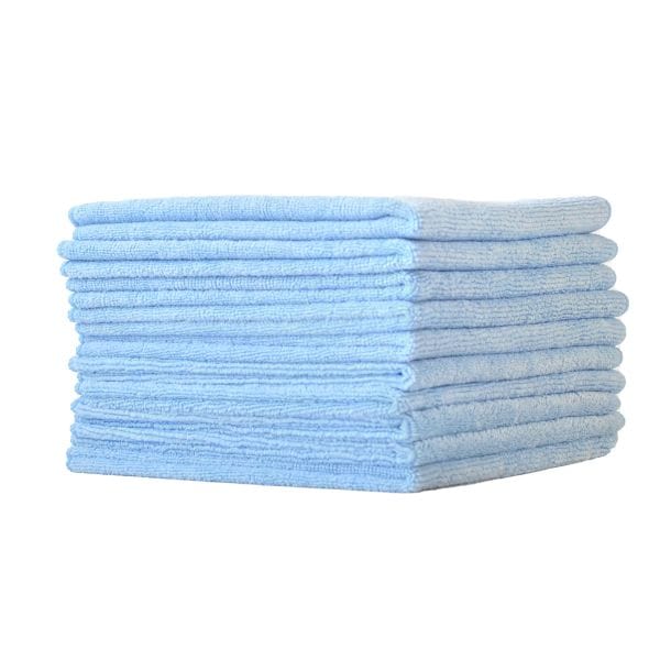 Home & Garden Blue 310 GSM | Knitted Microfibre Cloths (x50)