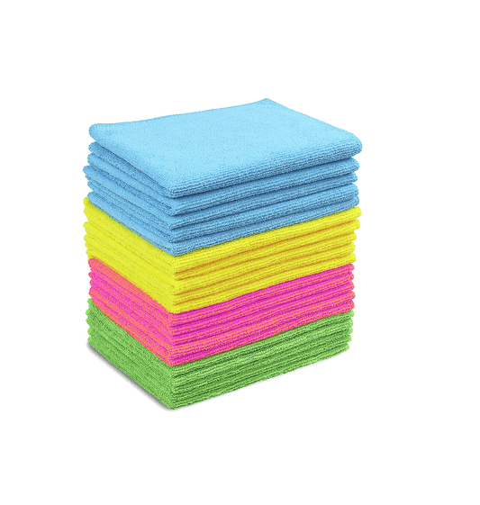 Multi Colour 250GSM Value Pack | Knitted Microfibre Cloths