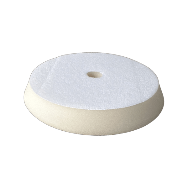 White Premium  Foam Beveled Edge Buff Pads 5" | DA Buffing Pads (x10)