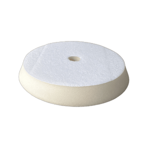 White Premium  Foam Beveled Edge Buff Pads 6" | DA Buffing Pads (x10)