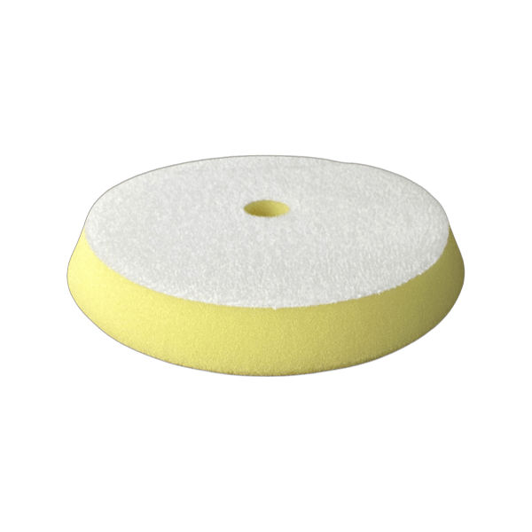 Yellow Premium  Foam Beveled Edge Buff Pads 5" | DA Buffing Pads (x10)