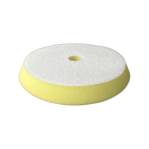 Yellow Premium  Foam Beveled Edge Buff Pads 6" | DA Buffing Pads (x10)
