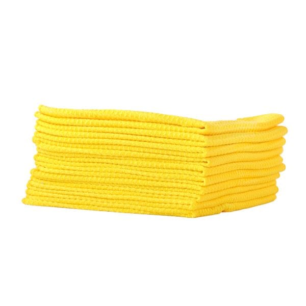 Yellow WAFFLE | Woven Microfibre Cloths (x50)